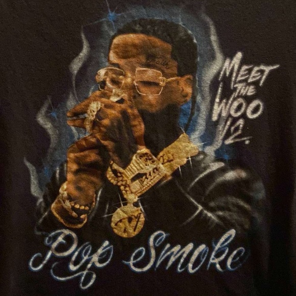Popsmoke “meet the woo 2” graphic tee - Picture 2 of 4